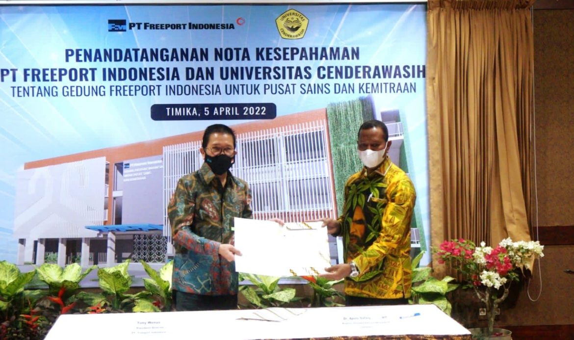 PT Freeport Bantu Bangun Gedung Pusat Sains dan Kemitraan di PT Freeport Bantu Bangun Gedung Pusat Sains dan Kemitraan di Uncen - Cepos Online