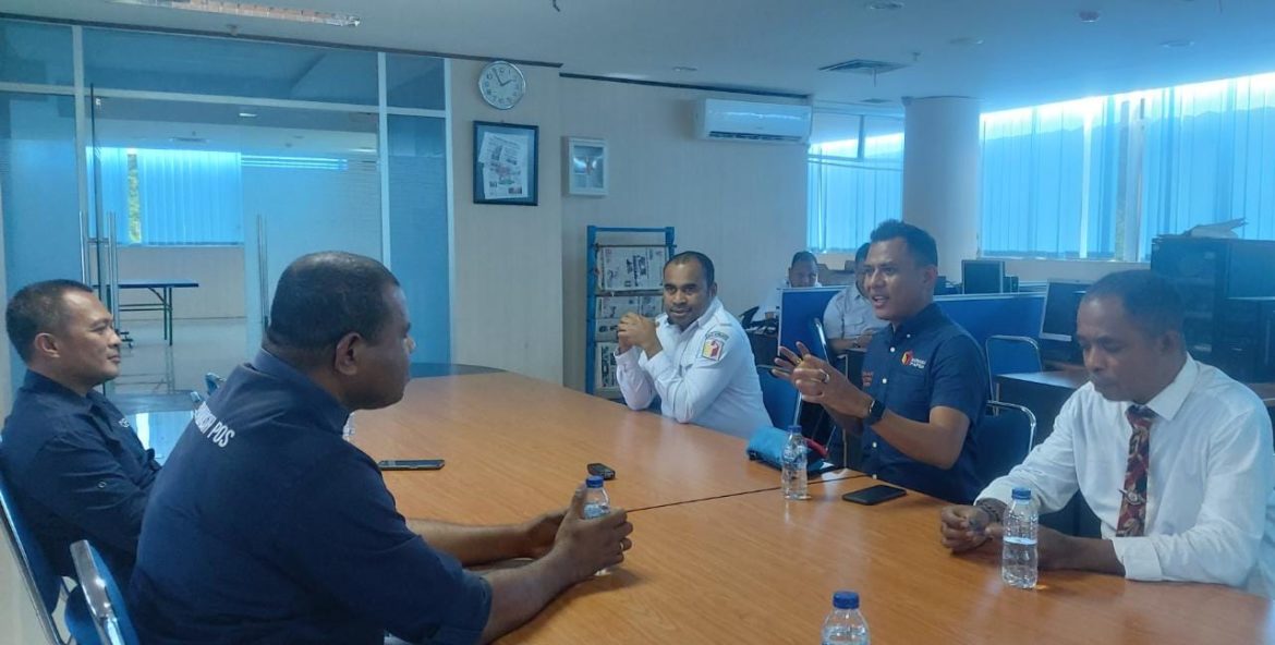 Gaungkan Pencegahan Perselisihan Pemilu, Bawaslu Papua Kunjugi Cepos  - Cepos Online