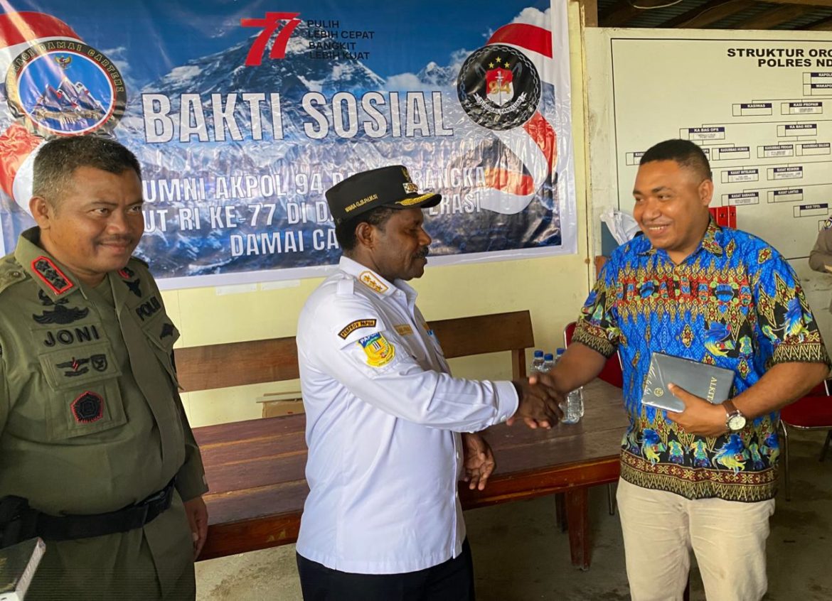 Bupati Namia Apresiasi Bakti Sosial Akpol 94 di Nduga – Bupati Namia Apresiasi Bakti Sosial Akpol 94 di Nduga - Cepos Online