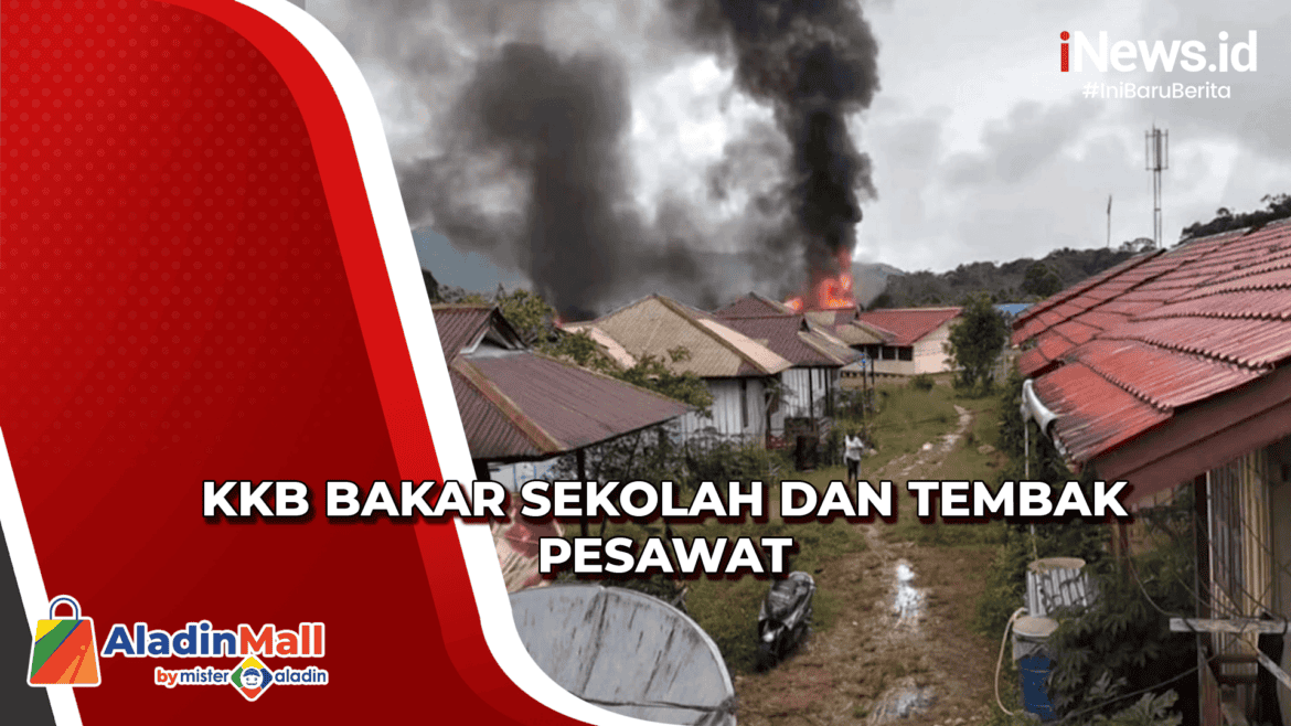 Detik-Detik KKB Bakar Sekolah dan Tembak Pesawat di Oksibil Papua Detik-Detik KKB Bakar Sekolah dan Tembak Pesawat di Oksibil Papua