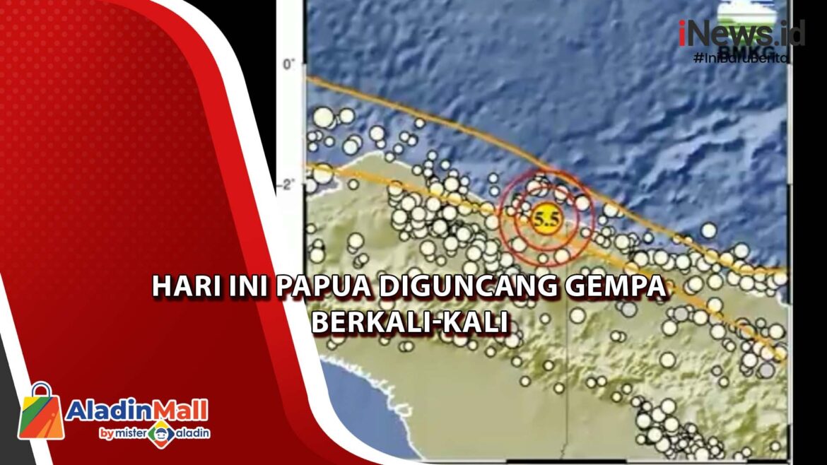 Gempa Magnitudo 5,5 Landa Keerom Papua, Gempa Susulan Masih Terjadi Gempa Magnitudo 5,5 Landa Keerom Papua, Gempa Susulan Masih Terjadi