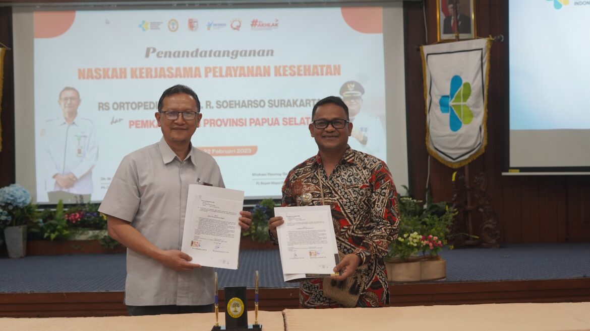 Guna Layanan Kesehatan Rujukan Masyarakat, Pemda Mappi Gandeng RSO Soeharso Surakarta - Cepos Online