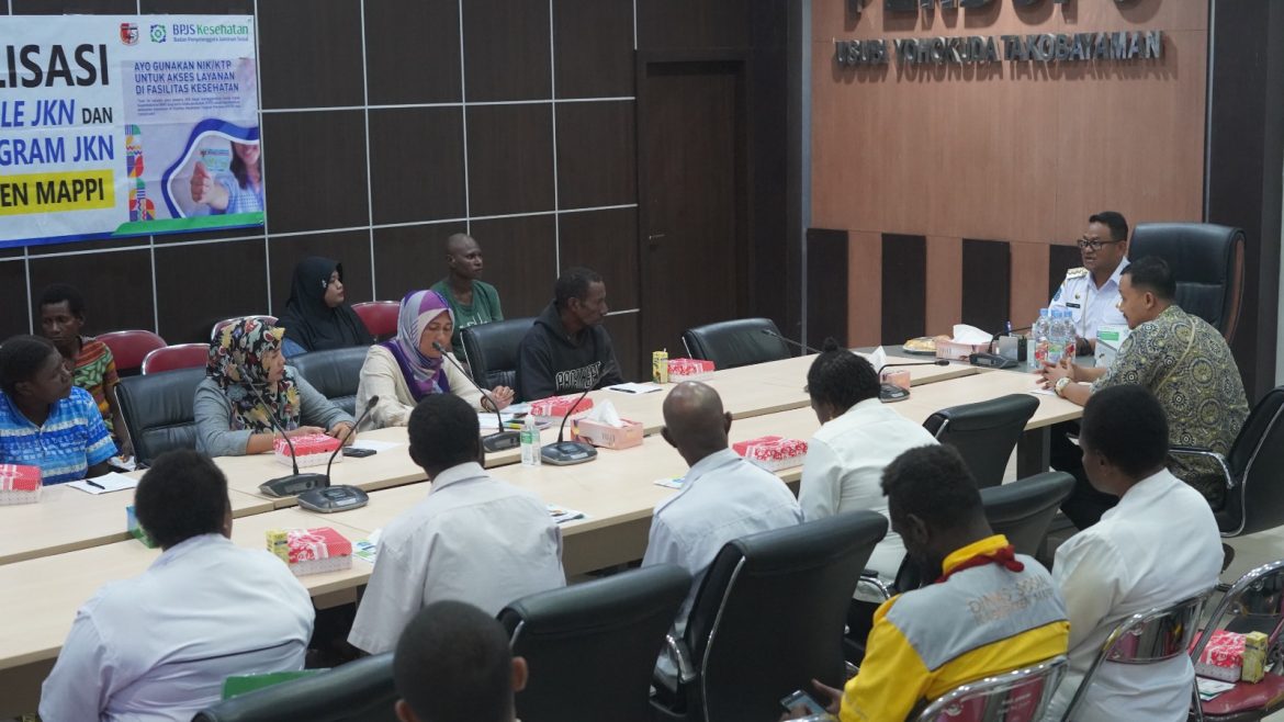 Pj Bupati Mappi, Buka Sosialisasi Aplikasi Mobile JKN dan Kepesertaan Program JKN - Cepos Online