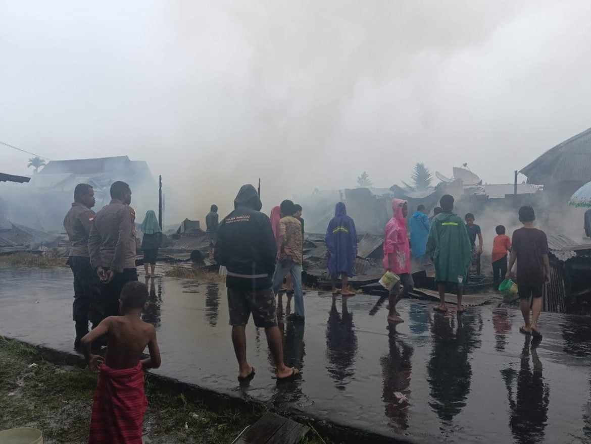 Tujuh Kios Pasar Mumanjakowa di Boven Digoel Ludes Terbakar - Cepos Online